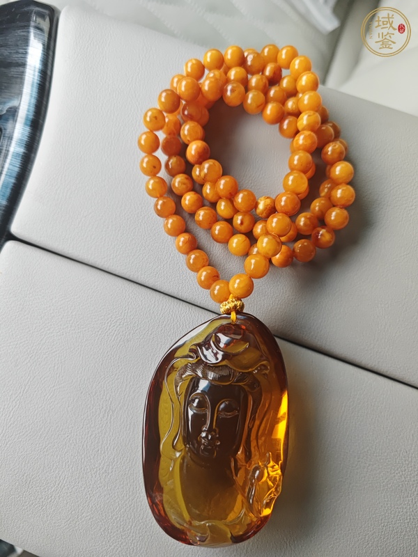 古玩觀音菩薩吊墜真品鑒賞圖