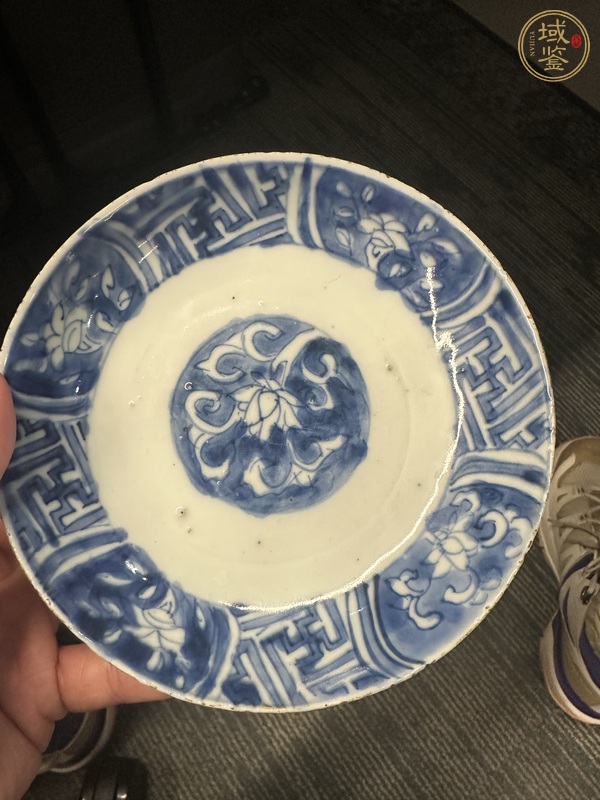 古玩青花盤真品鑒賞圖