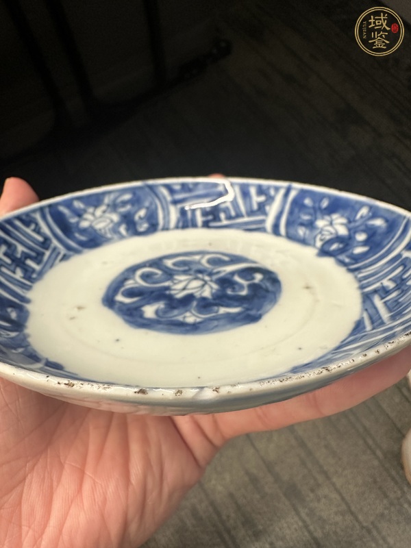 古玩陶瓷青花盤真品鑒賞圖