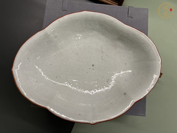 古玩陶瓷無雙譜貢盤真品鑒賞圖