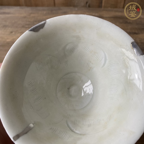 古玩陶瓷青白釉刻花茶盞真品鑒賞圖