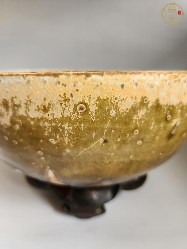 古玩陶瓷壽州窯黃釉缽真品鑒賞圖