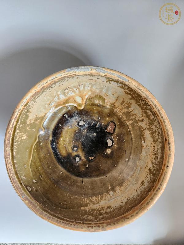 古玩陶瓷壽州窯黃釉缽真品鑒賞圖