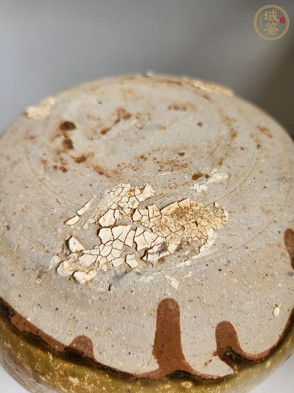 古玩陶瓷壽州窯黃釉缽真品鑒賞圖