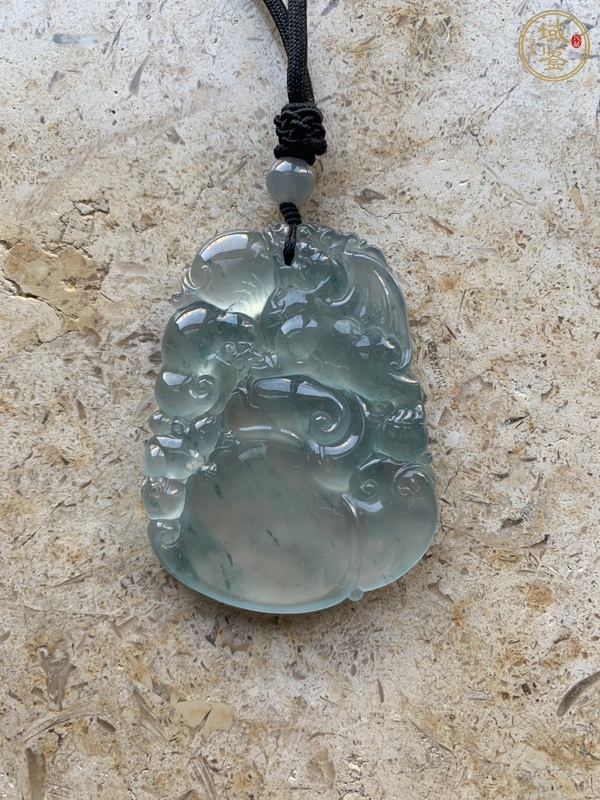 古玩玉器金魚墜真品鑒賞圖