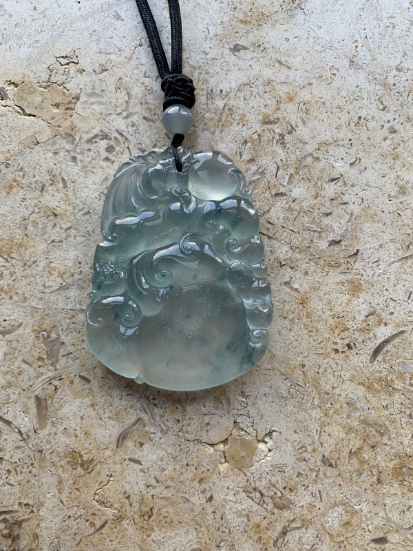 古玩玉器金魚墜拍賣，當前價格45000元