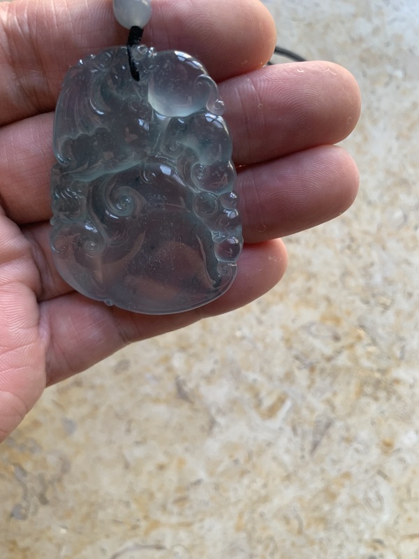 古玩玉器金魚墜拍賣，當前價格45000元