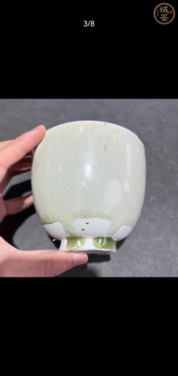 古玩陶瓷隋白釉杯真品鑒賞圖