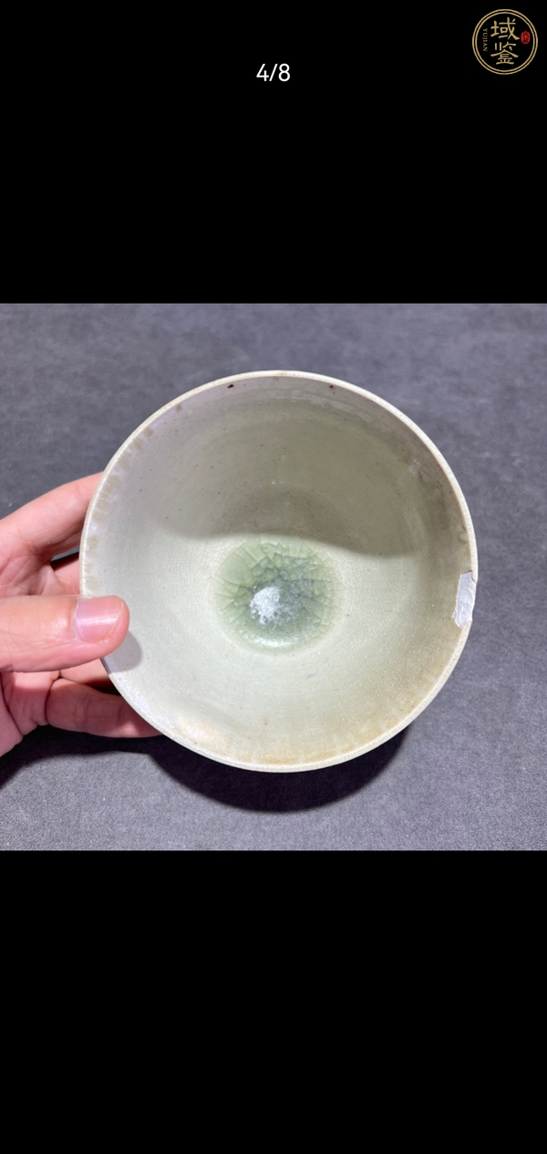 古玩陶瓷隋白釉杯真品鑒賞圖