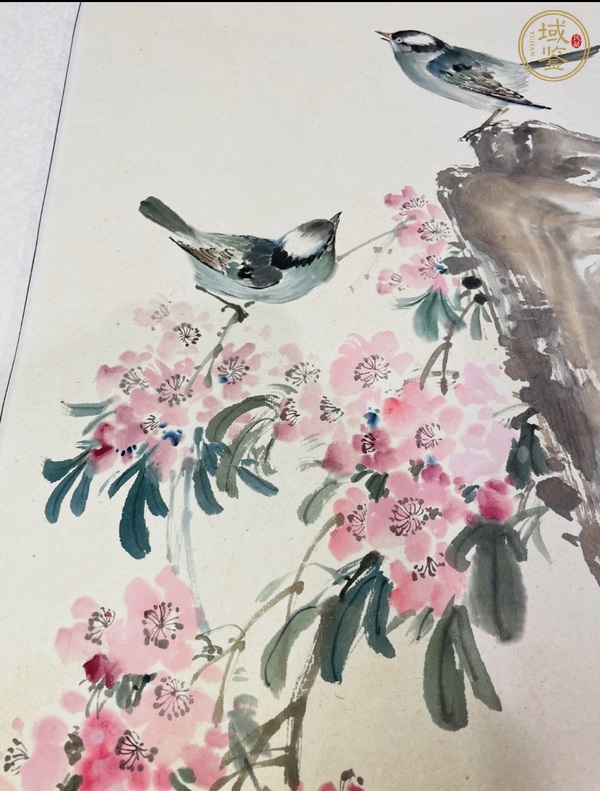 古玩字畫張景祥花鳥真品鑒賞圖