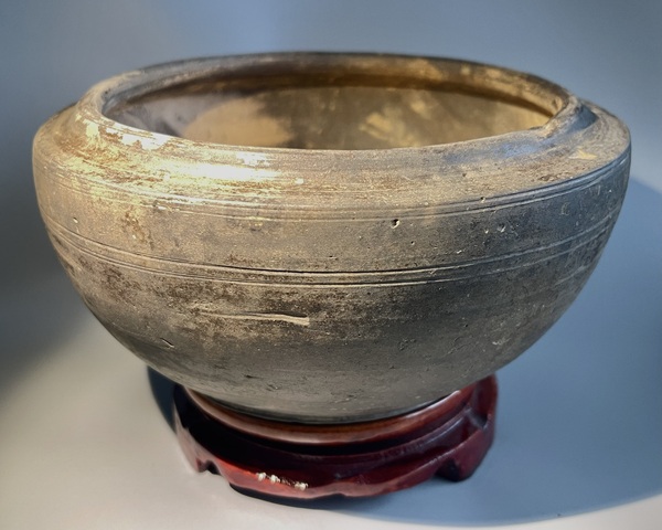 古玩陶瓷漢代陶缽拍賣，當(dāng)前價(jià)格380元