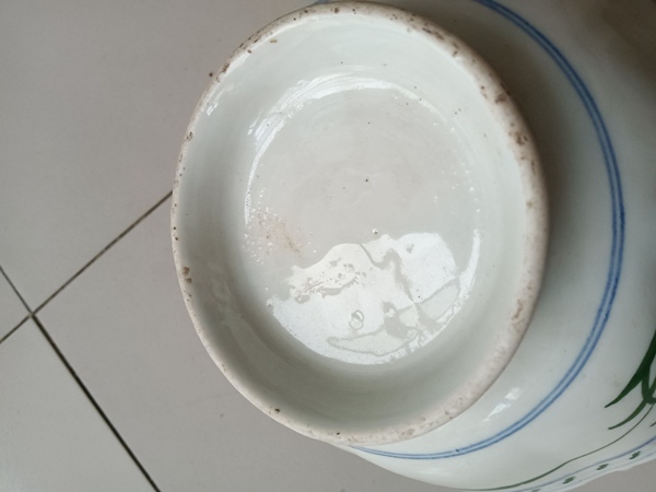 古玩陶瓷釉下彩花卉紋碗拍賣，當(dāng)前價格158元