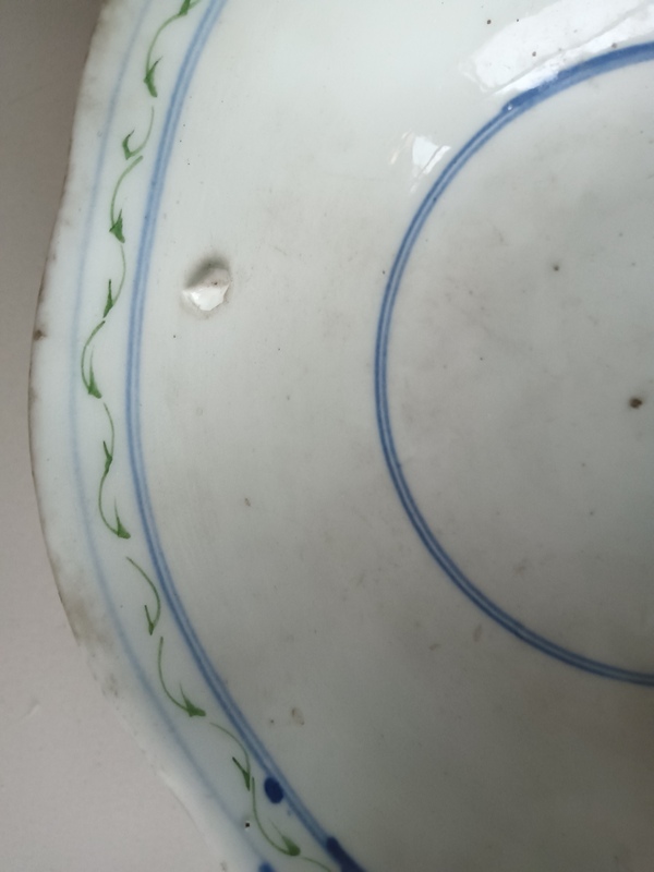 古玩陶瓷釉下彩花卉紋碗拍賣，當(dāng)前價格158元