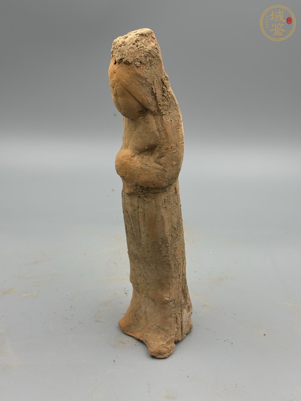 古玩陶瓷唐·仕女俑真品鑒賞圖