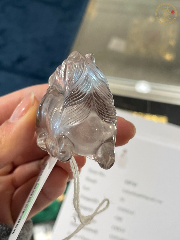 古玩玉器清代水晶鼻煙壺真品鑒賞圖