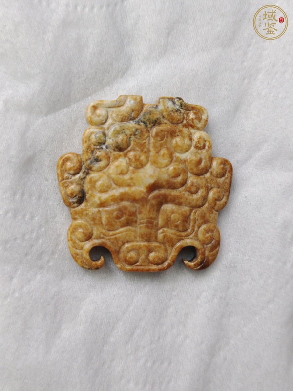 古玩玉器做舊仿古“玉獸面”真品鑒賞圖