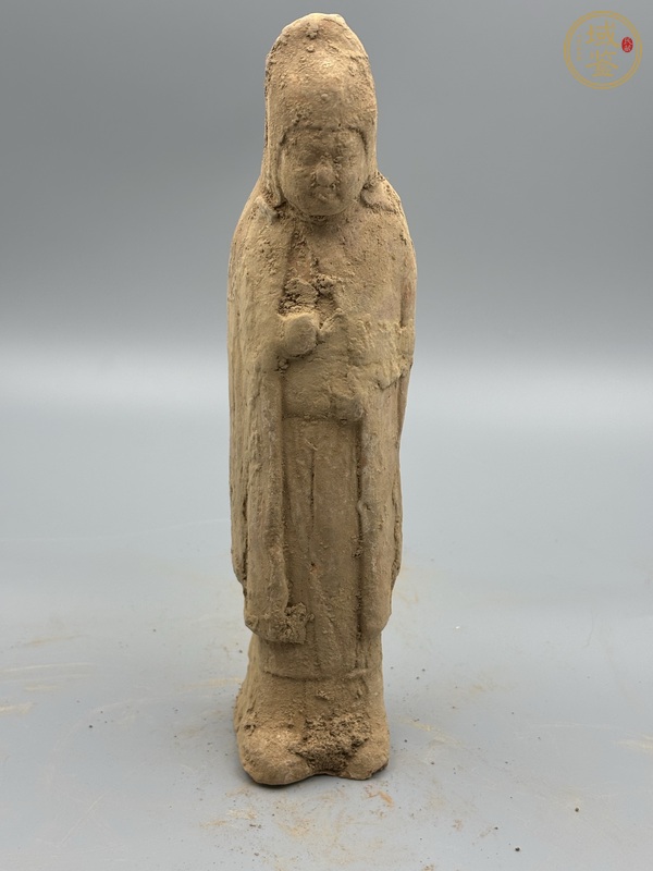 古玩唐代·披風(fēng)俑真品鑒賞圖