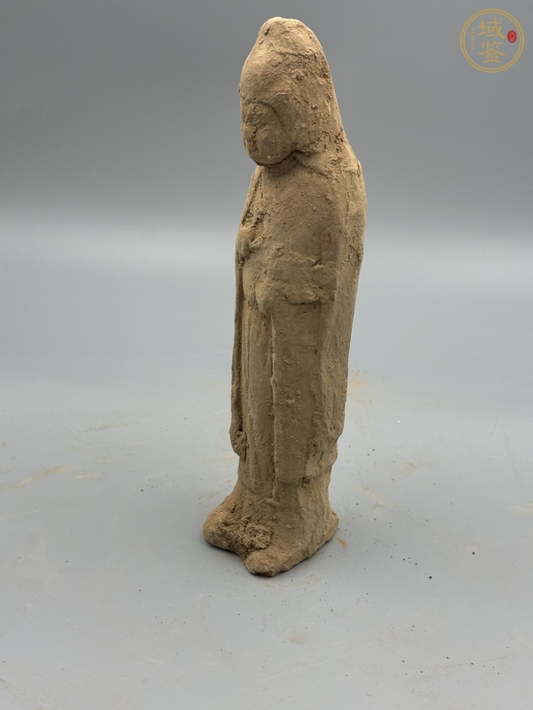 古玩陶瓷唐代·披風俑真品鑒賞圖