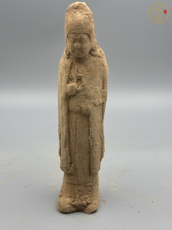 古玩陶瓷唐代·披風俑真品鑒賞圖
