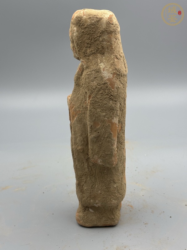古玩陶瓷唐·裘衣俑真品鑒賞圖