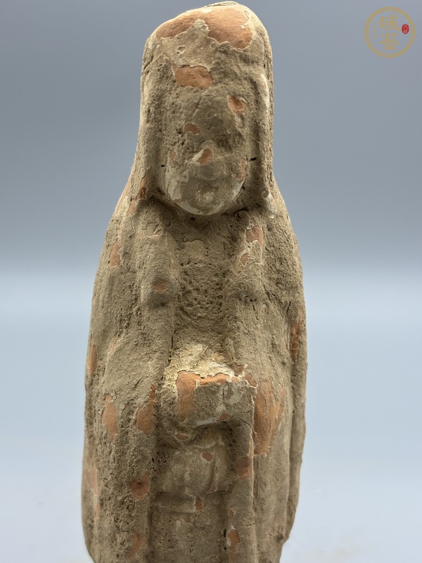 古玩陶瓷唐·裘衣俑真品鑒賞圖