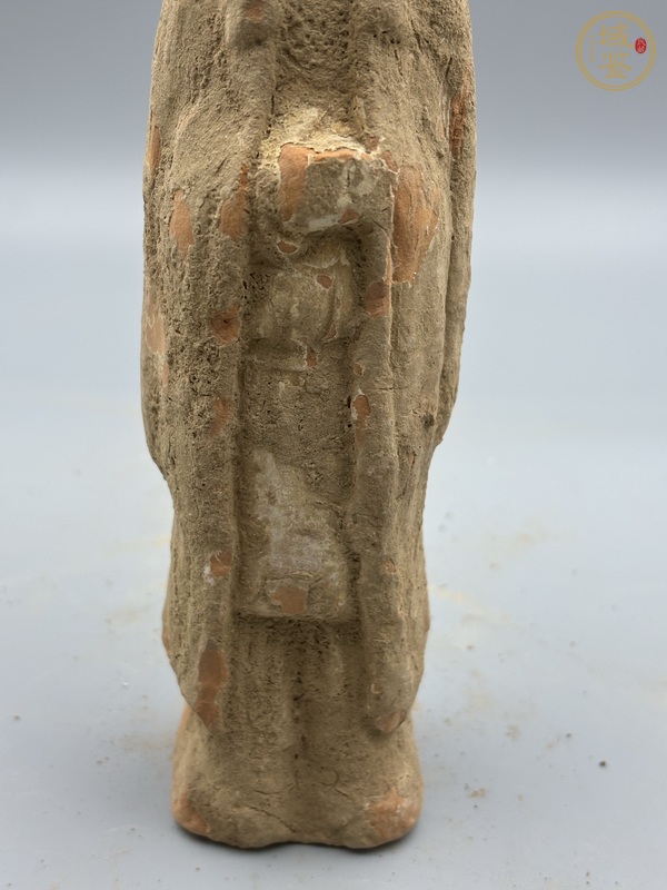 古玩陶瓷唐·裘衣俑真品鑒賞圖