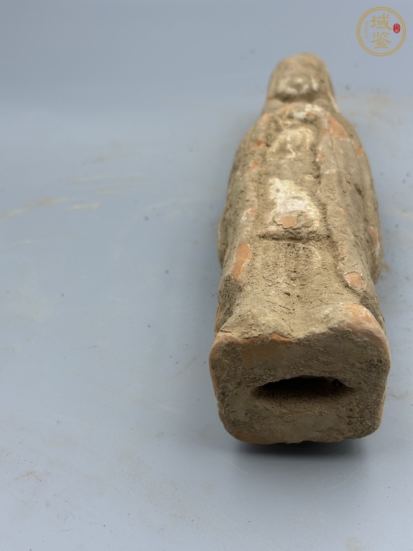古玩陶瓷唐·裘衣俑真品鑒賞圖