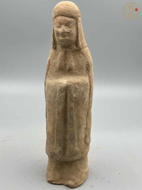 古玩陶瓷兩晉·官吏俑真品鑒賞圖