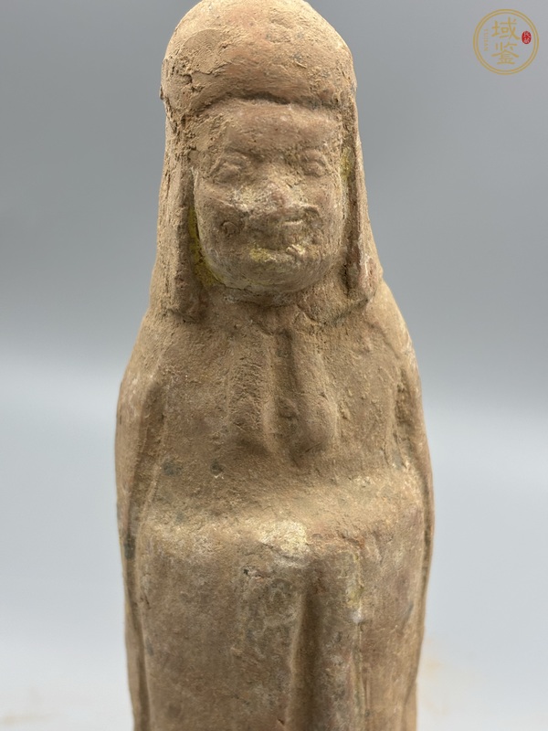古玩陶瓷兩晉·官吏俑真品鑒賞圖