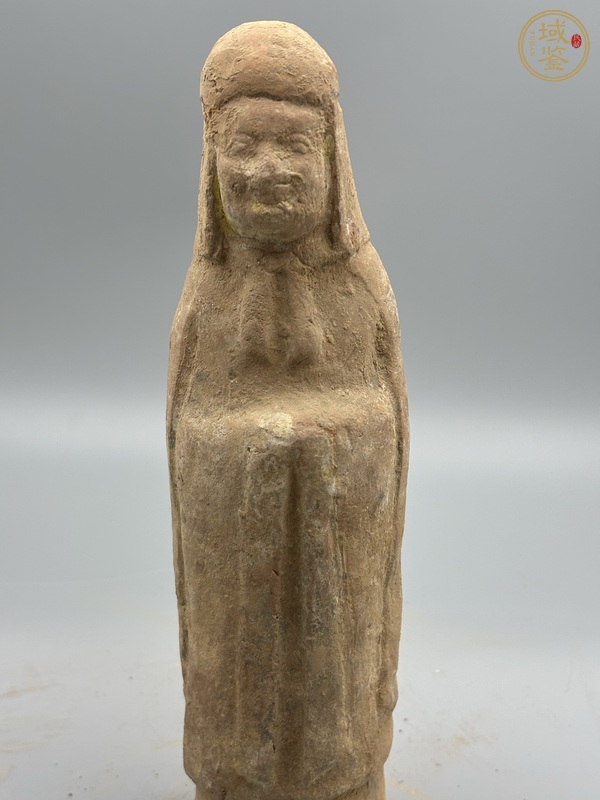 古玩陶瓷兩晉·官吏俑真品鑒賞圖