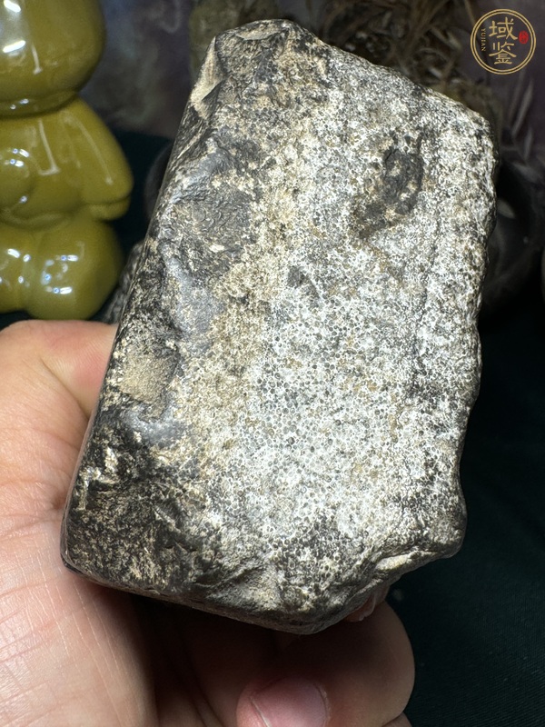 古玩雜項青石獅真品鑒賞圖