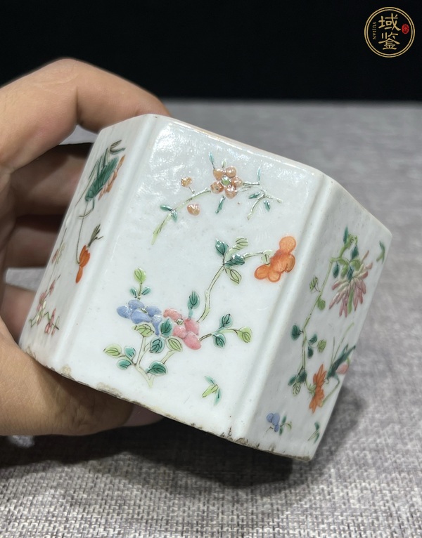 古玩陶瓷飛黃騰達粉彩水承真品鑒賞圖