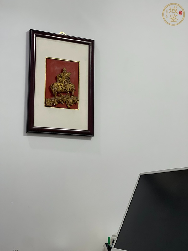 古玩雜項人物花板真品鑒賞圖