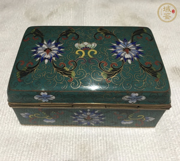 古玩雜項(xiàng)景泰藍(lán)盒子真品鑒賞圖