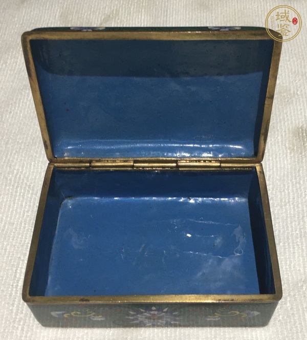 古玩雜項(xiàng)景泰藍(lán)盒子真品鑒賞圖