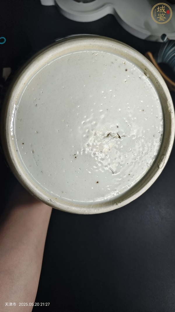 古玩陶瓷青花纏枝花卉紋罐真品鑒賞圖