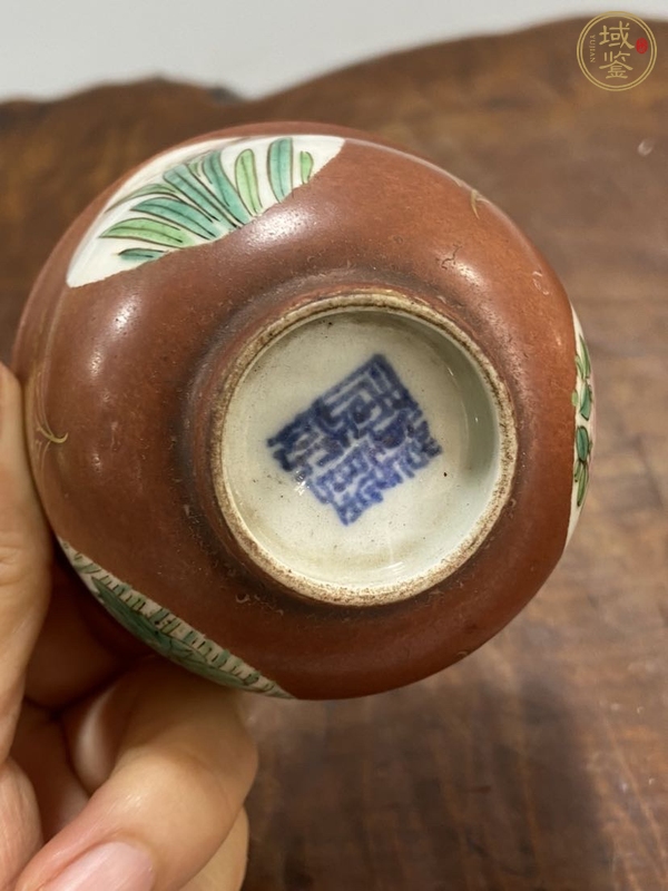 古玩陶瓷民國(guó)粉彩什錦杯真品鑒賞圖
