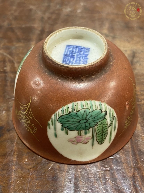 古玩陶瓷民國(guó)粉彩什錦杯真品鑒賞圖