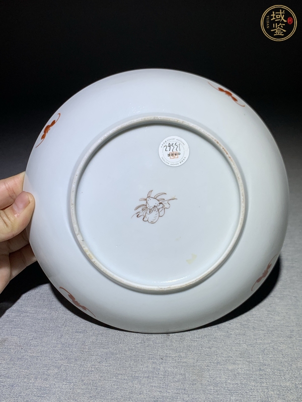 古玩陶瓷龍紋盤真品鑒賞圖