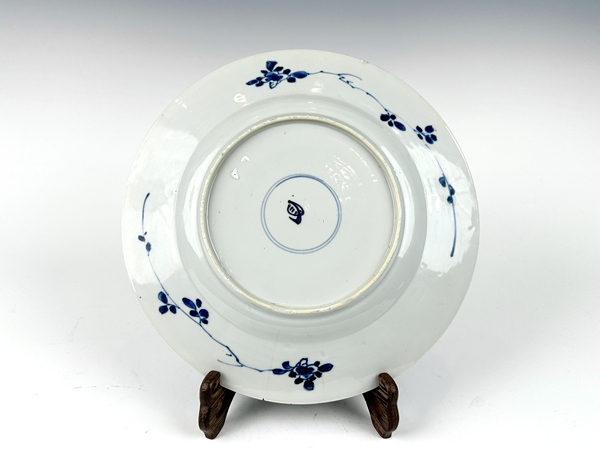 古玩陶瓷清康熙·青花提籃花大盤拍賣，當(dāng)前價(jià)格396元