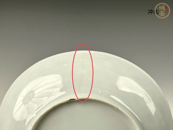 古玩陶瓷清康熙·青花淡描團花杯碟真品鑒賞圖