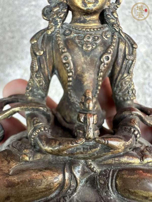 古玩銅器銅無量壽真品鑒賞圖