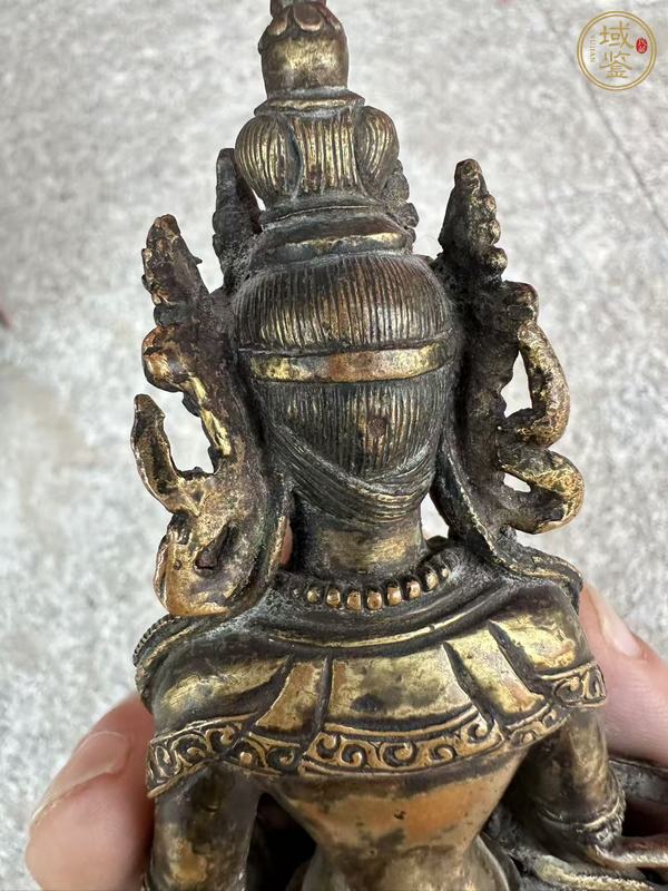 古玩銅器銅無量壽真品鑒賞圖