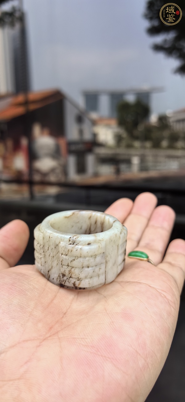古玩玉器仿古玉琮真品鑒賞圖