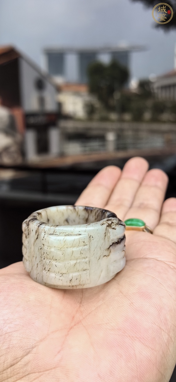 古玩玉器仿古玉琮真品鑒賞圖