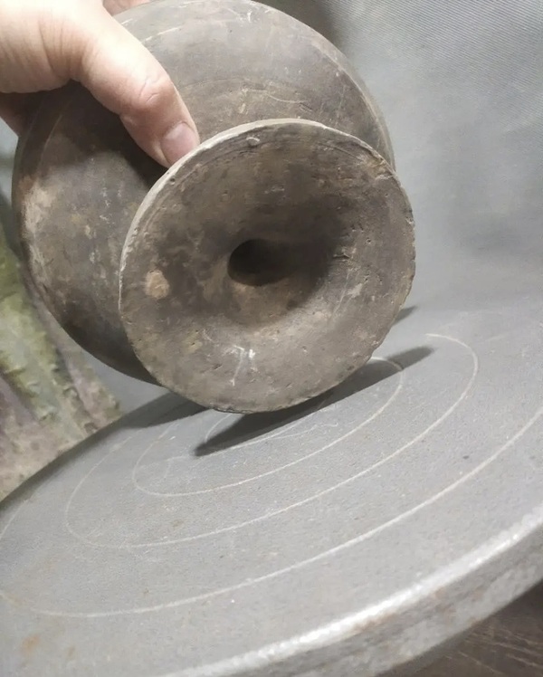 古玩陶瓷漢代灰陶豆拍賣，當(dāng)前價(jià)格900元