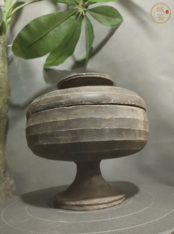 古玩陶瓷漢代灰陶豆真品鑒賞圖