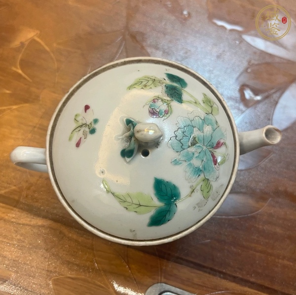 古玩陶瓷花鳥紋粉彩執(zhí)壺真品鑒賞圖
