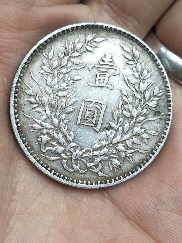 古玩錢幣民國九年袁像壹圓斷筆華拍賣,當前價格0元