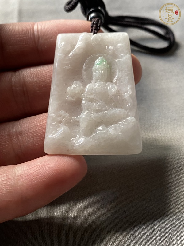 古玩天然翡翠“觀音牌”真品鑒賞圖